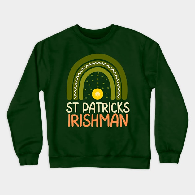 St patricks day irish shamrock day Crewneck Sweatshirt by Indiestyle